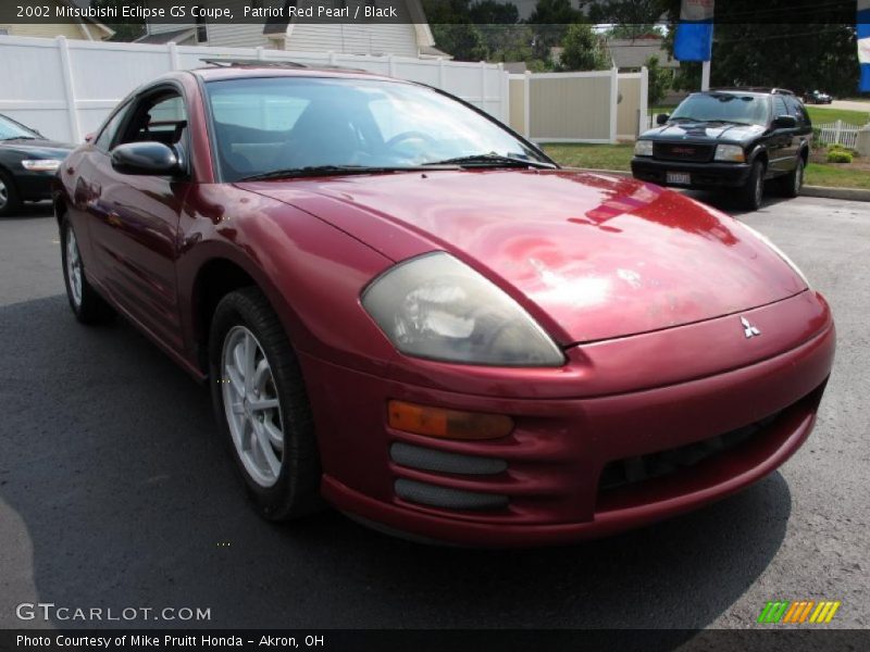Patriot Red Pearl / Black 2002 Mitsubishi Eclipse GS Coupe