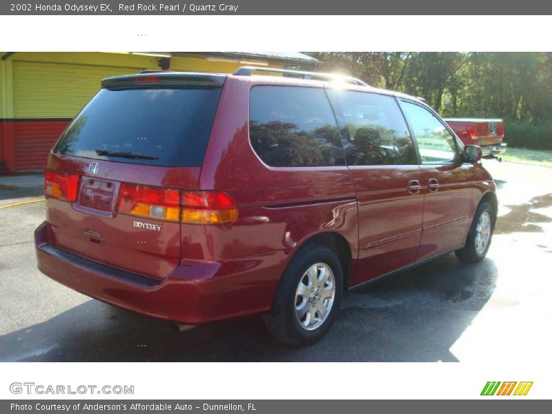 Red Rock Pearl / Quartz Gray 2002 Honda Odyssey EX