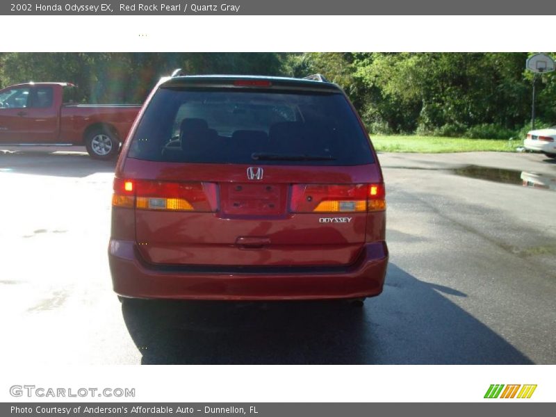 Red Rock Pearl / Quartz Gray 2002 Honda Odyssey EX