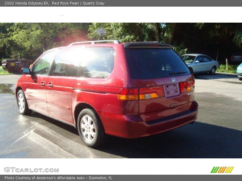 Red Rock Pearl / Quartz Gray 2002 Honda Odyssey EX