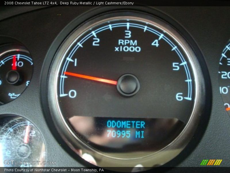 Deep Ruby Metallic / Light Cashmere/Ebony 2008 Chevrolet Tahoe LTZ 4x4