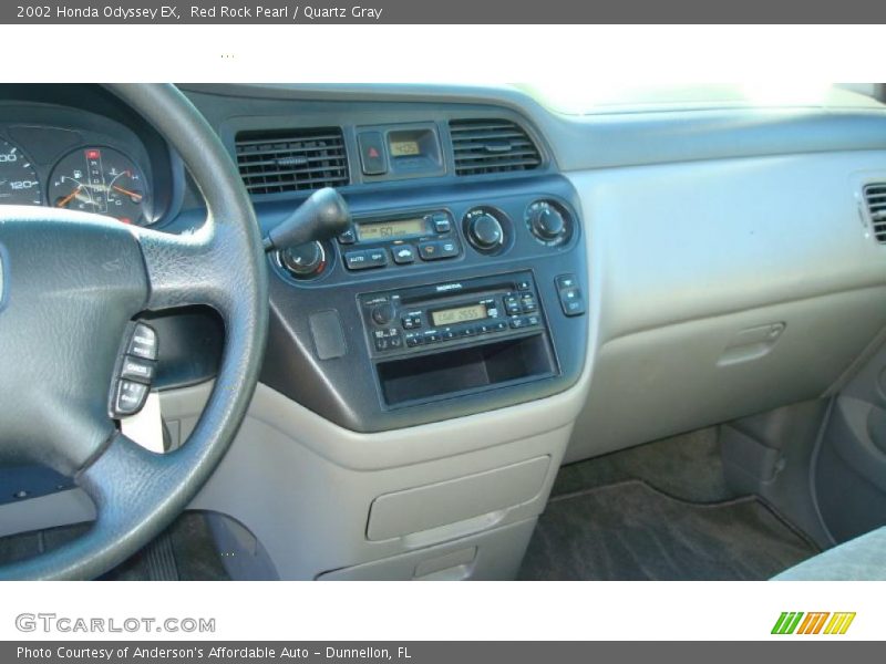 Red Rock Pearl / Quartz Gray 2002 Honda Odyssey EX