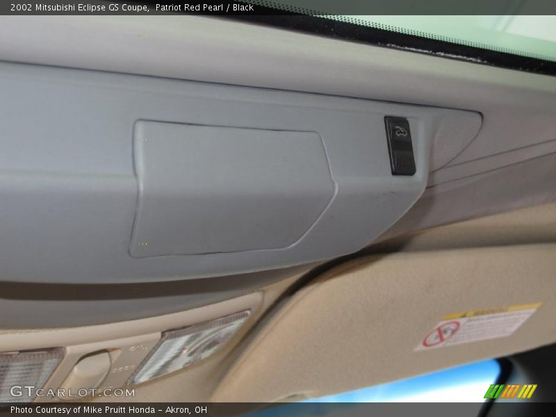 Patriot Red Pearl / Black 2002 Mitsubishi Eclipse GS Coupe