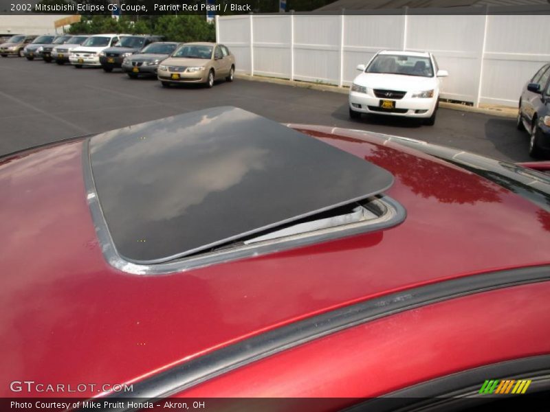 Patriot Red Pearl / Black 2002 Mitsubishi Eclipse GS Coupe