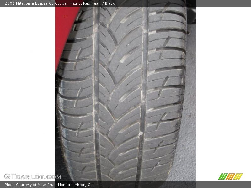 Patriot Red Pearl / Black 2002 Mitsubishi Eclipse GS Coupe