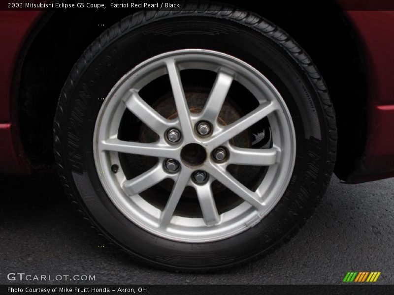 Patriot Red Pearl / Black 2002 Mitsubishi Eclipse GS Coupe