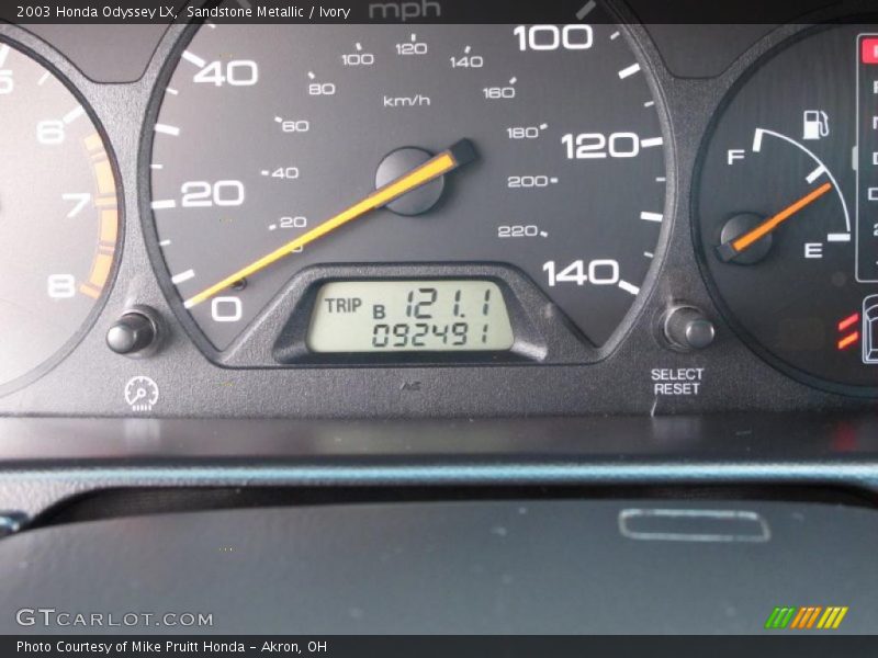 Sandstone Metallic / Ivory 2003 Honda Odyssey LX