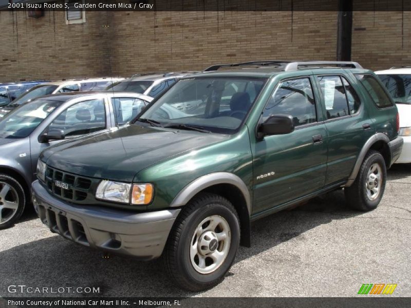 Garden Green Mica / Gray 2001 Isuzu Rodeo S