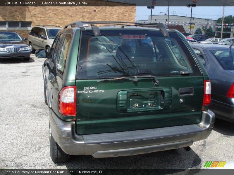 Garden Green Mica / Gray 2001 Isuzu Rodeo S