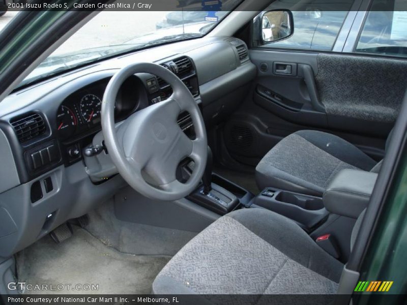 Garden Green Mica / Gray 2001 Isuzu Rodeo S