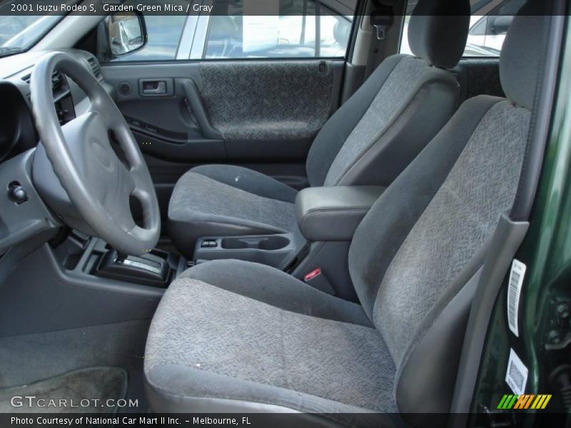 Garden Green Mica / Gray 2001 Isuzu Rodeo S