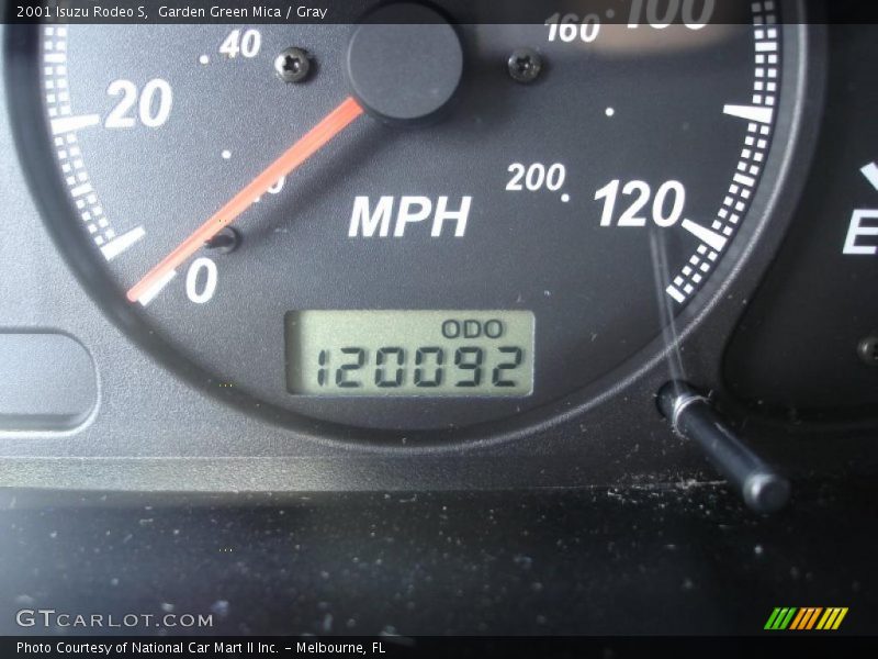 Garden Green Mica / Gray 2001 Isuzu Rodeo S