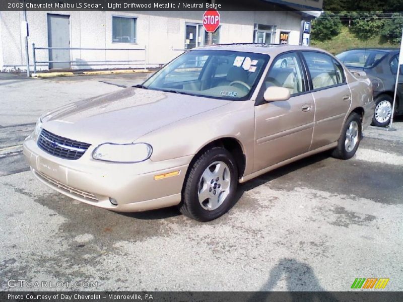 Light Driftwood Metallic / Neutral Beige 2003 Chevrolet Malibu LS Sedan