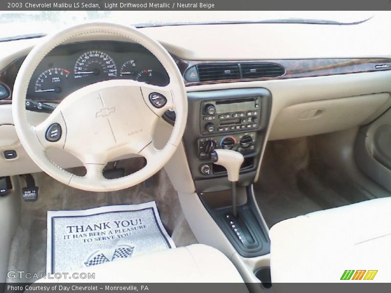 Light Driftwood Metallic / Neutral Beige 2003 Chevrolet Malibu LS Sedan