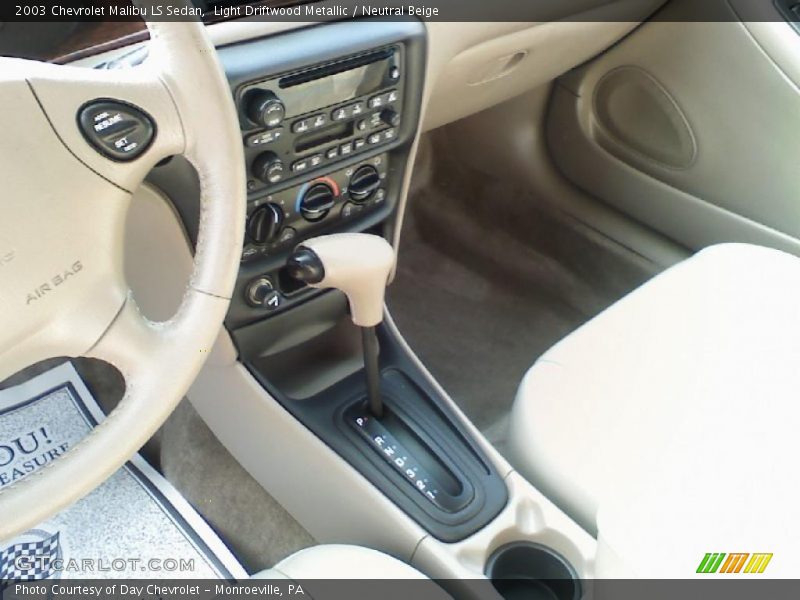 Light Driftwood Metallic / Neutral Beige 2003 Chevrolet Malibu LS Sedan