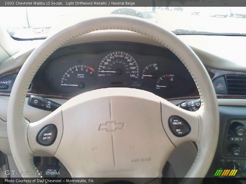 Light Driftwood Metallic / Neutral Beige 2003 Chevrolet Malibu LS Sedan