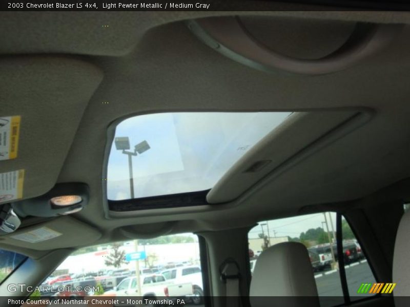 Light Pewter Metallic / Medium Gray 2003 Chevrolet Blazer LS 4x4