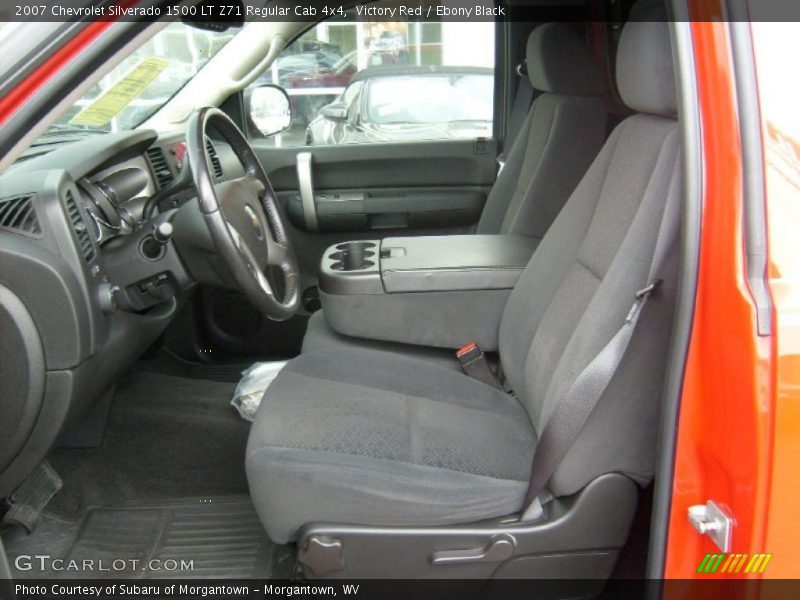 Victory Red / Ebony Black 2007 Chevrolet Silverado 1500 LT Z71 Regular Cab 4x4