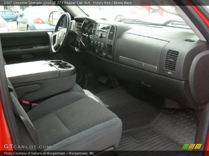 Victory Red / Ebony Black 2007 Chevrolet Silverado 1500 LT Z71 Regular Cab 4x4
