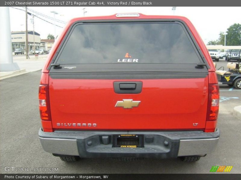 Victory Red / Ebony Black 2007 Chevrolet Silverado 1500 LT Z71 Regular Cab 4x4