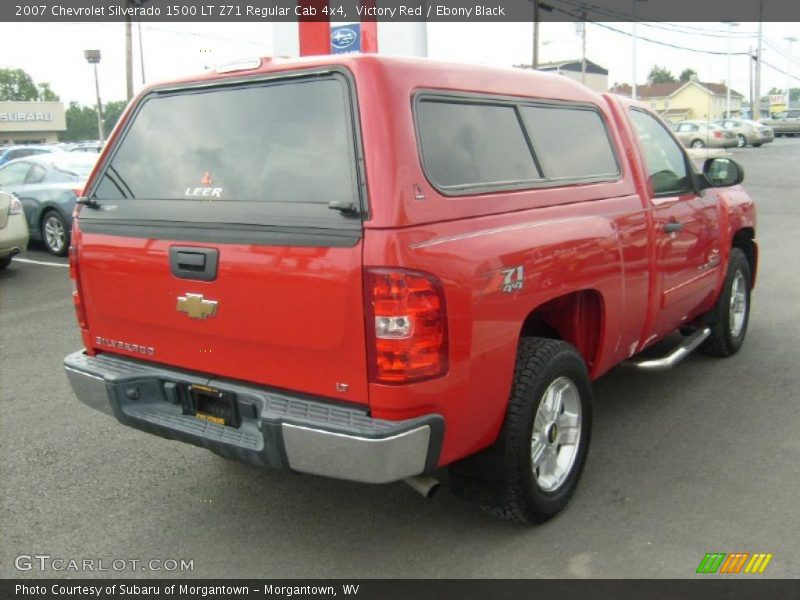 Victory Red / Ebony Black 2007 Chevrolet Silverado 1500 LT Z71 Regular Cab 4x4