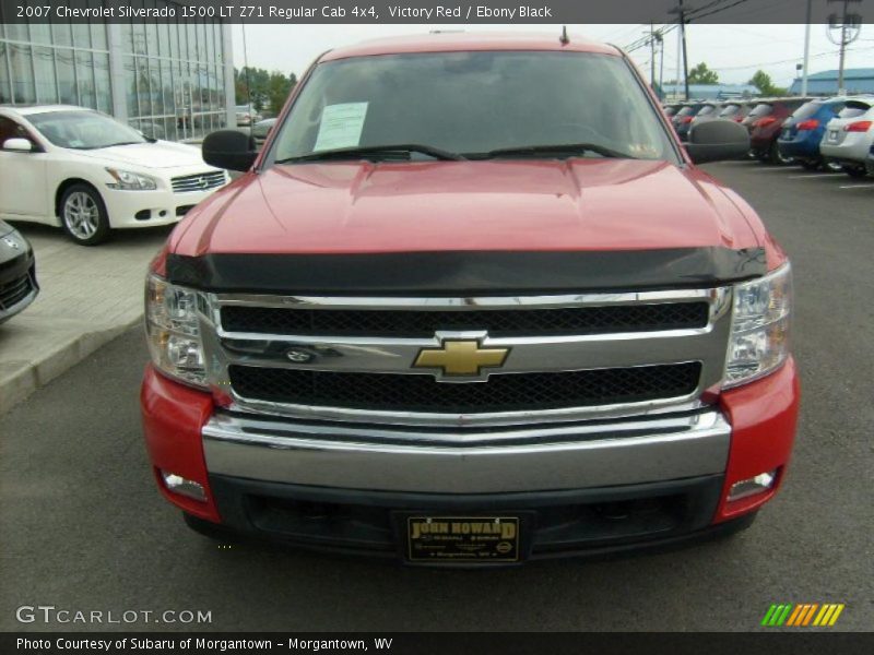 Victory Red / Ebony Black 2007 Chevrolet Silverado 1500 LT Z71 Regular Cab 4x4