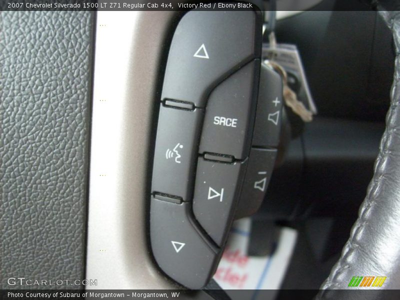 Victory Red / Ebony Black 2007 Chevrolet Silverado 1500 LT Z71 Regular Cab 4x4