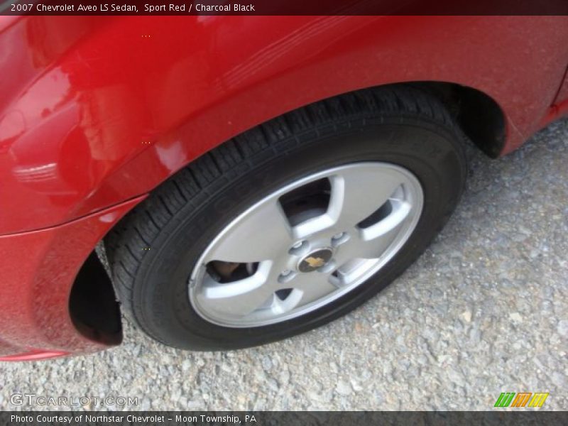 Sport Red / Charcoal Black 2007 Chevrolet Aveo LS Sedan