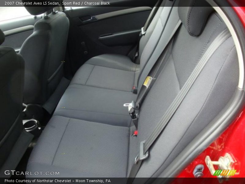 Sport Red / Charcoal Black 2007 Chevrolet Aveo LS Sedan