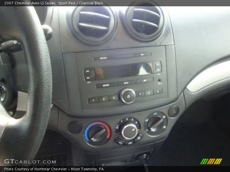 Sport Red / Charcoal Black 2007 Chevrolet Aveo LS Sedan