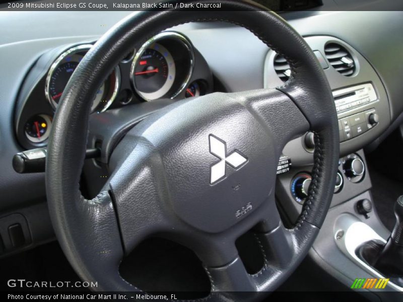 Kalapana Black Satin / Dark Charcoal 2009 Mitsubishi Eclipse GS Coupe