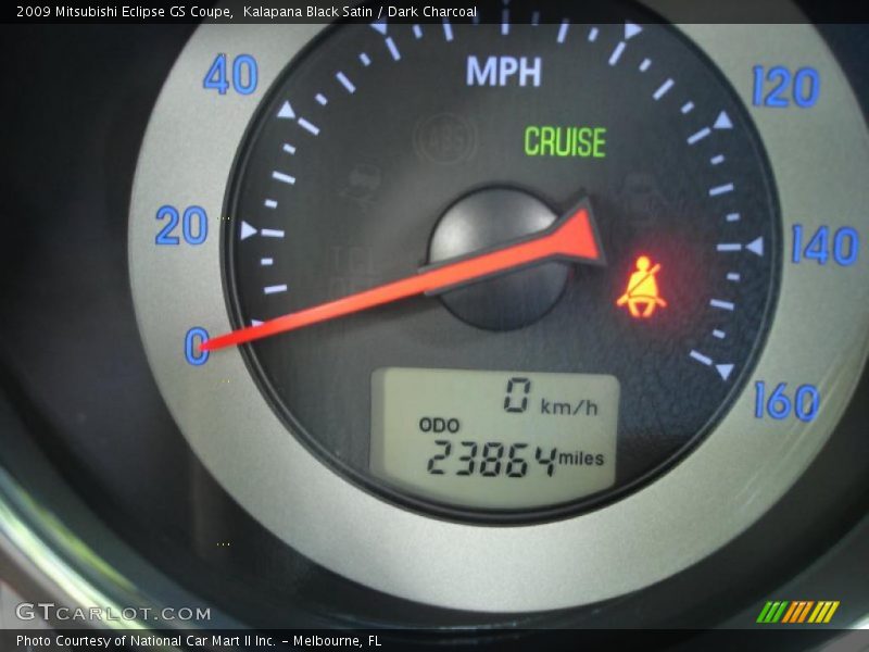 Kalapana Black Satin / Dark Charcoal 2009 Mitsubishi Eclipse GS Coupe