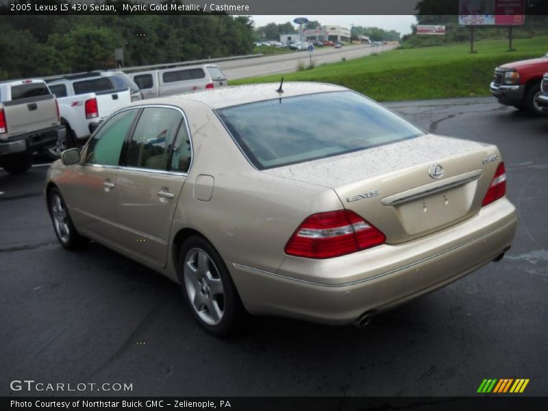 Mystic Gold Metallic / Cashmere 2005 Lexus LS 430 Sedan