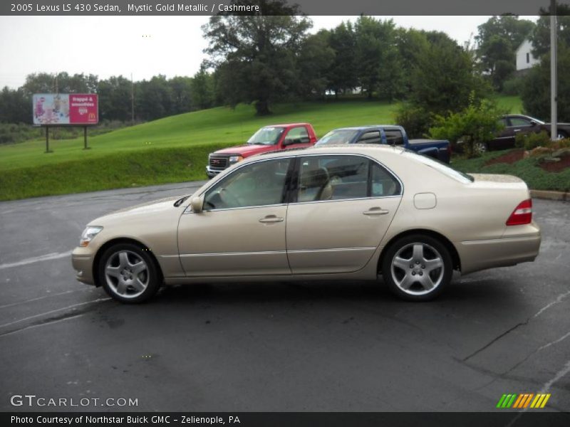 Mystic Gold Metallic / Cashmere 2005 Lexus LS 430 Sedan