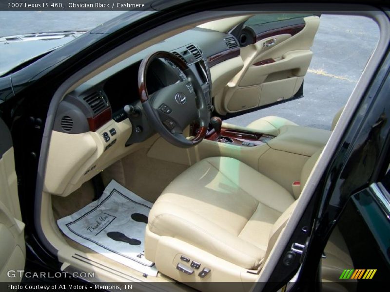 Obsidian Black / Cashmere 2007 Lexus LS 460
