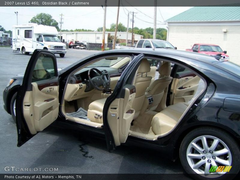 Obsidian Black / Cashmere 2007 Lexus LS 460