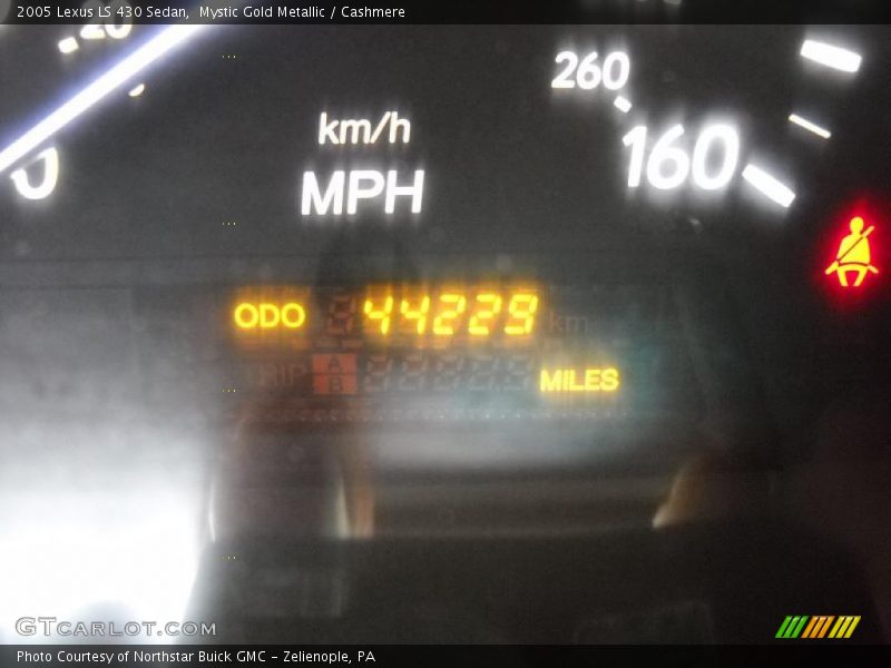 Mystic Gold Metallic / Cashmere 2005 Lexus LS 430 Sedan