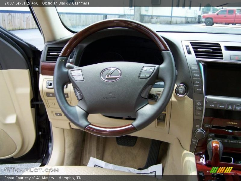 Obsidian Black / Cashmere 2007 Lexus LS 460