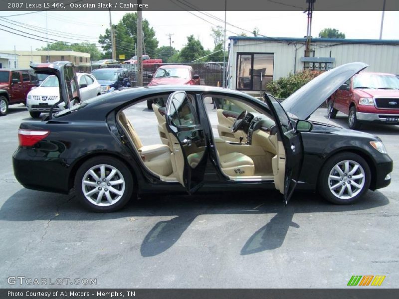 Obsidian Black / Cashmere 2007 Lexus LS 460