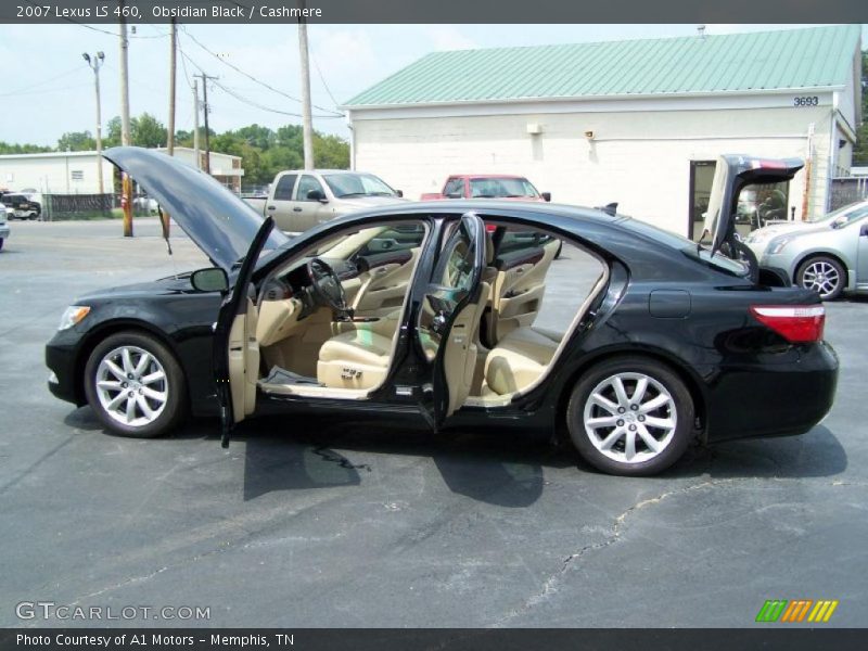 Obsidian Black / Cashmere 2007 Lexus LS 460