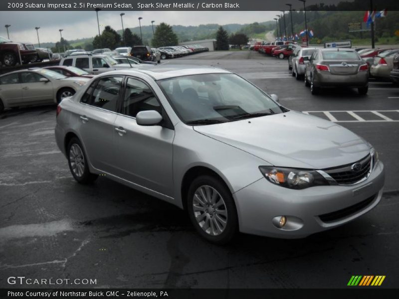 Spark Silver Metallic / Carbon Black 2009 Subaru Impreza 2.5i Premium Sedan