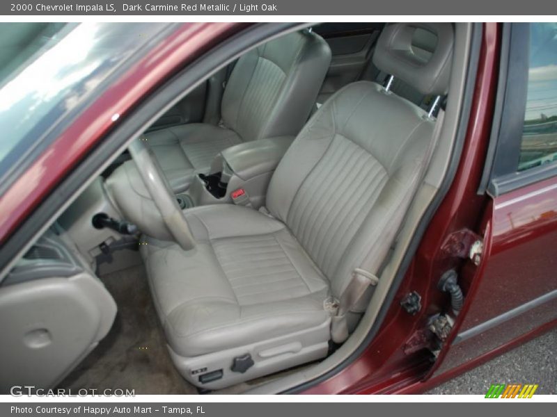 Dark Carmine Red Metallic / Light Oak 2000 Chevrolet Impala LS