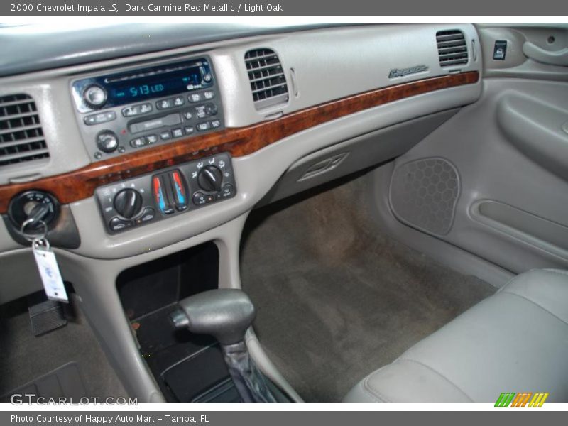 Dark Carmine Red Metallic / Light Oak 2000 Chevrolet Impala LS