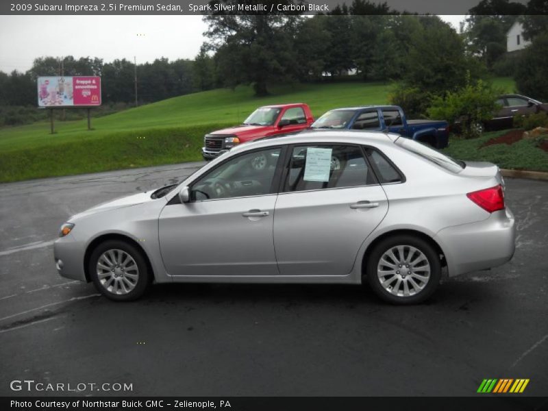 Spark Silver Metallic / Carbon Black 2009 Subaru Impreza 2.5i Premium Sedan