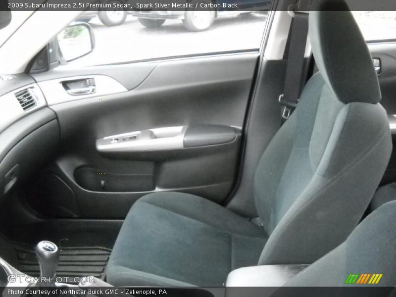Spark Silver Metallic / Carbon Black 2009 Subaru Impreza 2.5i Premium Sedan
