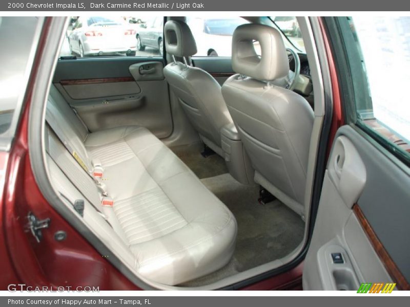 Dark Carmine Red Metallic / Light Oak 2000 Chevrolet Impala LS