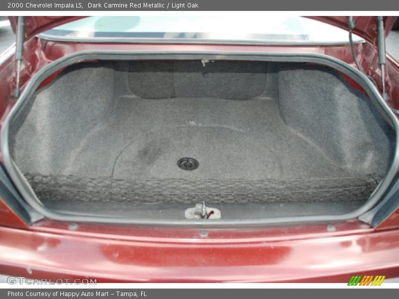 Dark Carmine Red Metallic / Light Oak 2000 Chevrolet Impala LS
