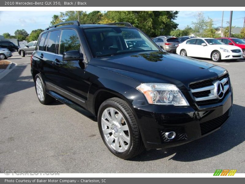 Black / Black 2010 Mercedes-Benz GLK 350