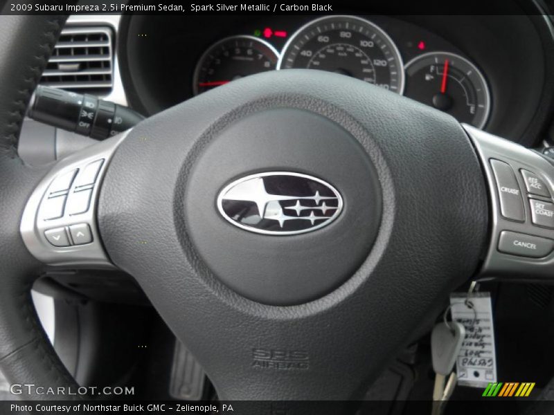 Spark Silver Metallic / Carbon Black 2009 Subaru Impreza 2.5i Premium Sedan