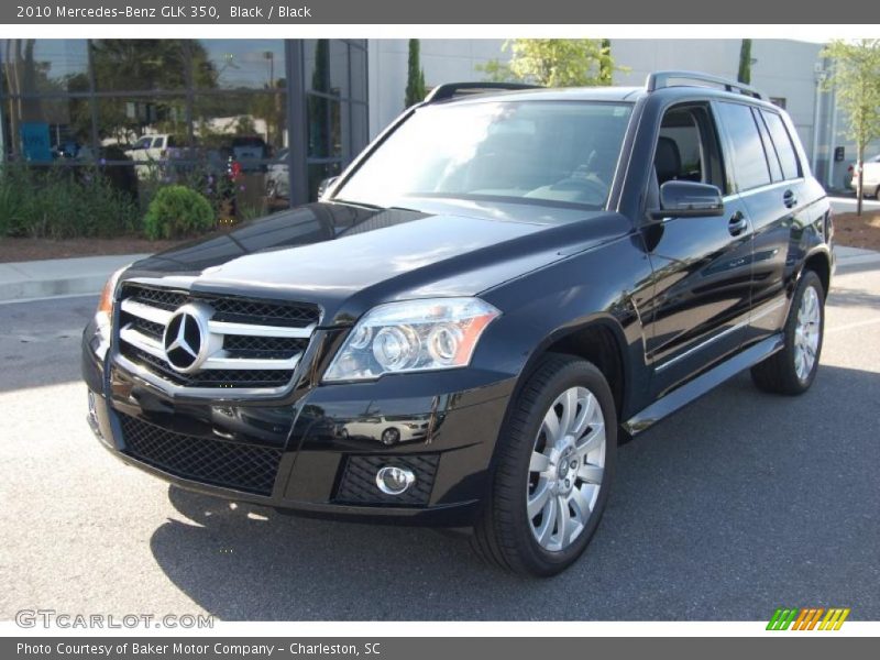 Black / Black 2010 Mercedes-Benz GLK 350